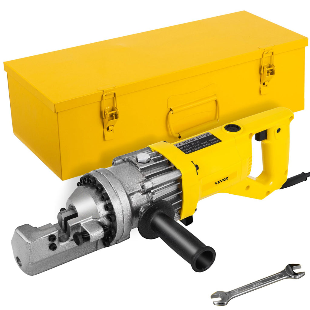 Electric Rebar Cutter, 900W Portable Electric Hydraulic Rebar Cutter, Cutting Up To 5/8 Inch #5 4-16mm Rebar Within 3 Seconds,110V,with Easy To Carry Stainless Box